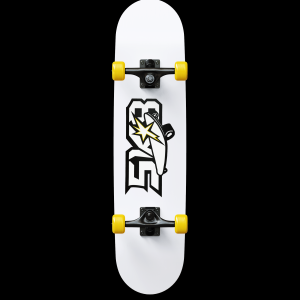 Skate street  "SK8 Bright" versão branco