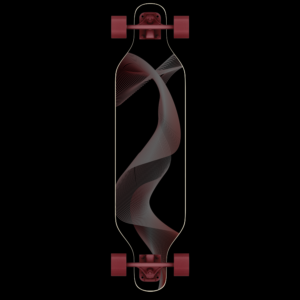 Skate longboard “Red wave”