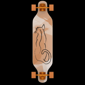 Skate longboard “Paws!”